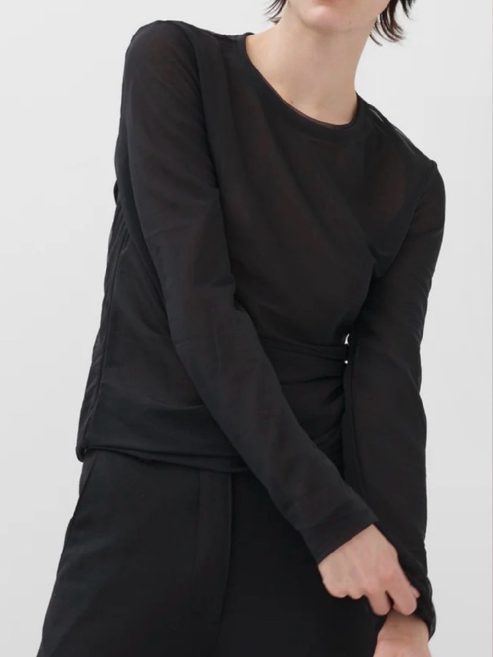 Proenza Schouler Puff Sleeve Cotton Long Sleeve Tee
